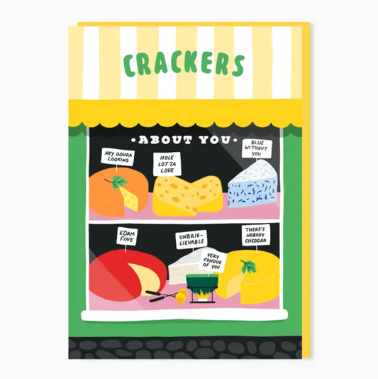 Crackers About You Cheese Card