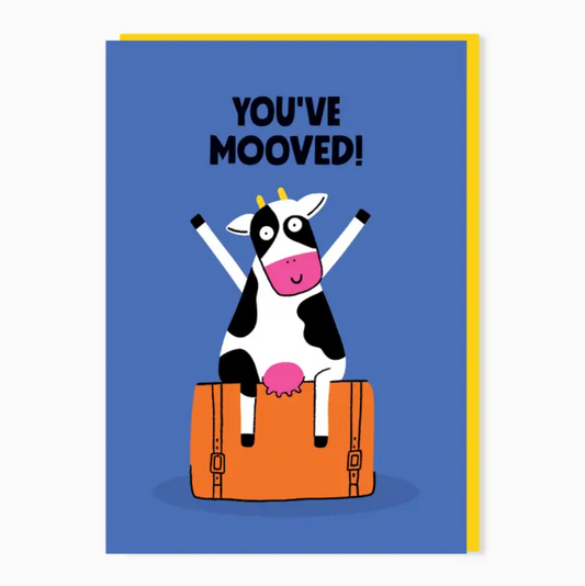 You've Mooved New Home Card