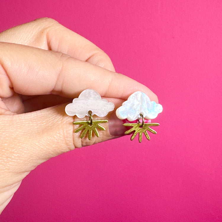 Sunshine Dangle Stud Earrings