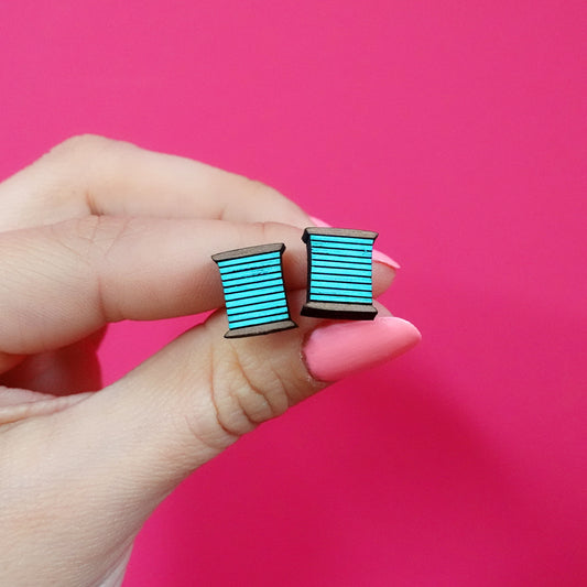 Thread Stud Earrings