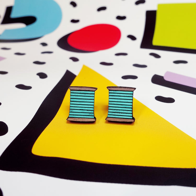 Thread Stud Earrings