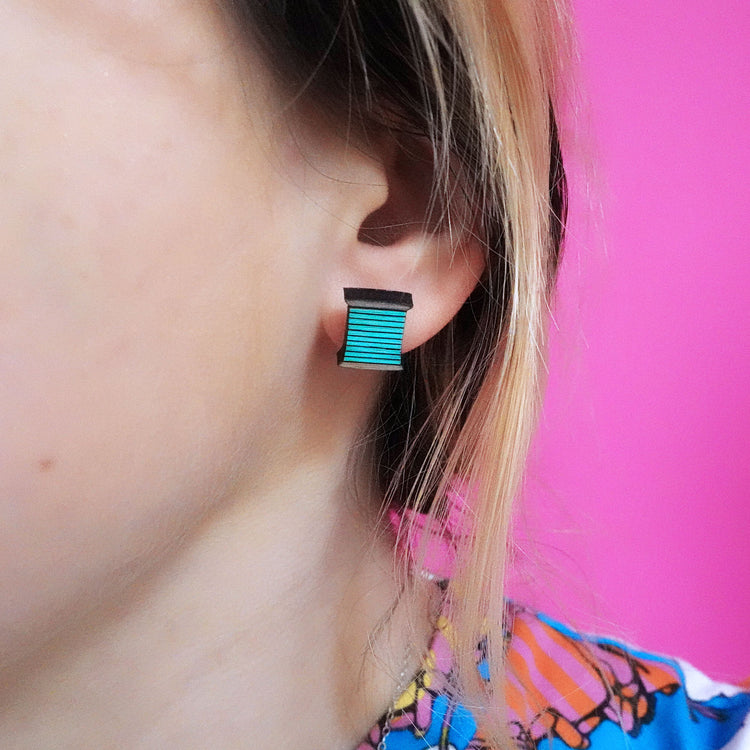 Thread Stud Earrings