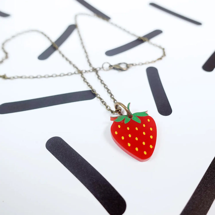 Strawberry Mini Necklace