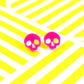 Halloween Skull Stud Earrings