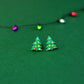 Christmas Tree Stud Earrings