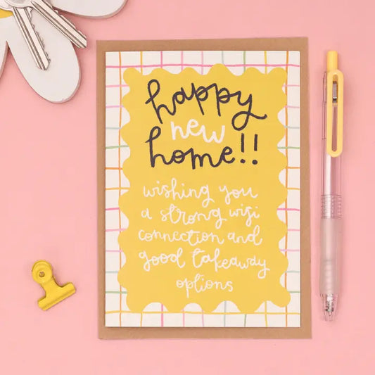 "Happy New Home" Greetings Card