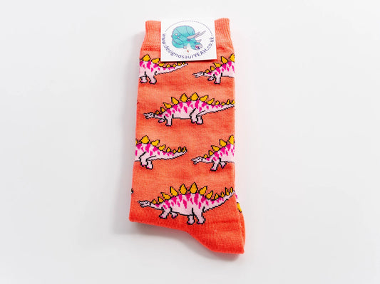 Designosaur Stegosaurus Socks