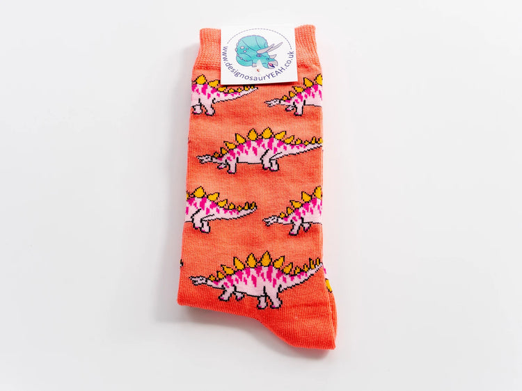 Designosaur Stegosaurus Socks