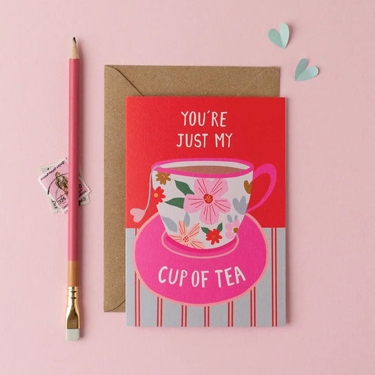 Cup of Tea Anniversary Card
