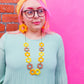 Daisy Chain Statement Necklace