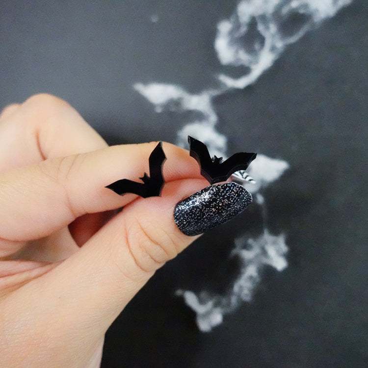 Halloween Bat Stud Earrings