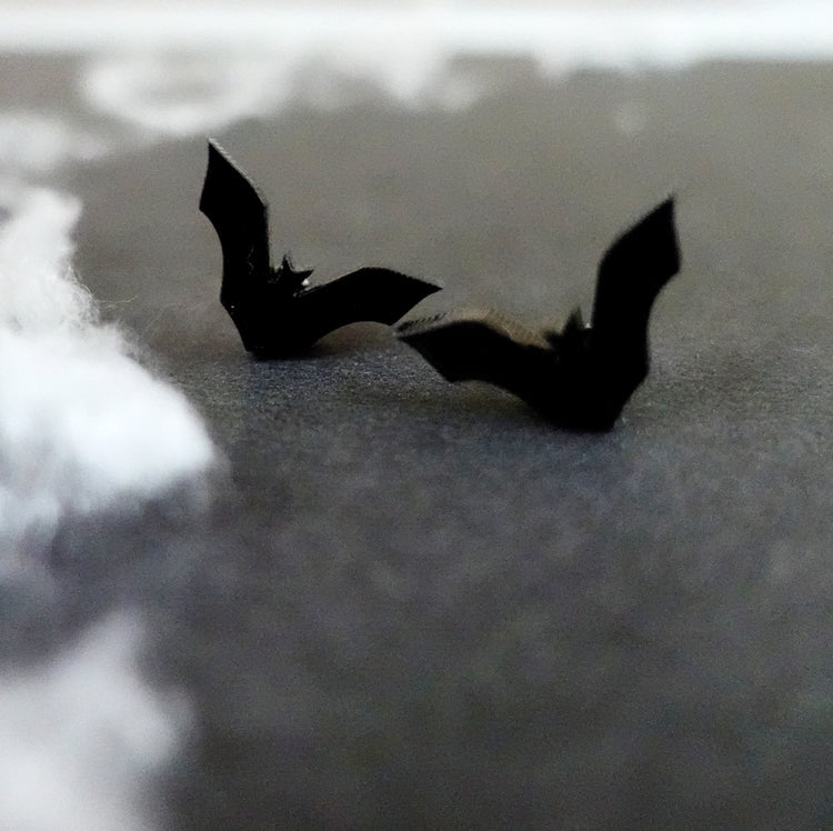 Halloween Bat Stud Earrings
