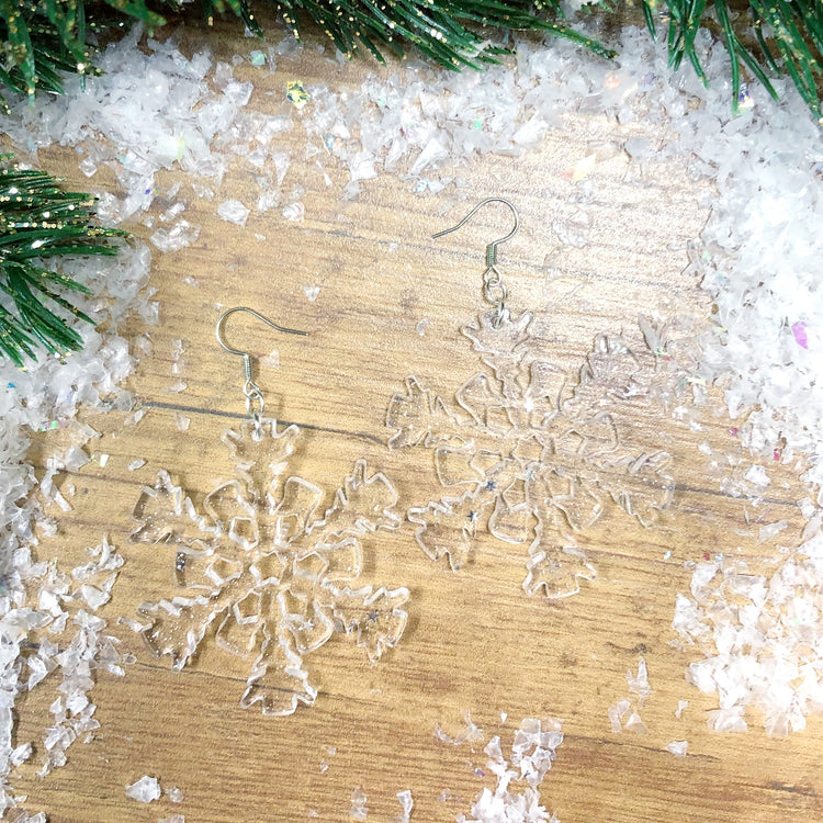 Snowflake Statement Earrings