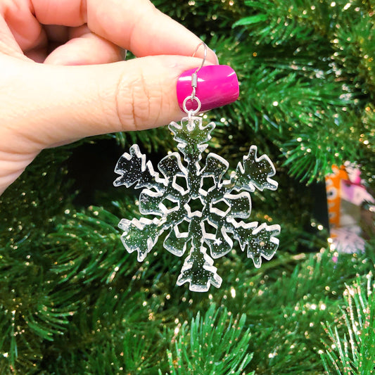 Snowflake Statement Earrings