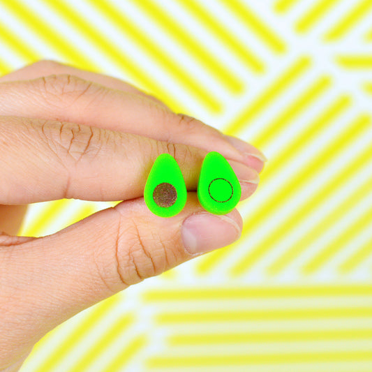 Avocado Stud Earrings