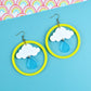 Raindrop Statement Earrings