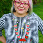 Strawberry Chain Statement Necklace