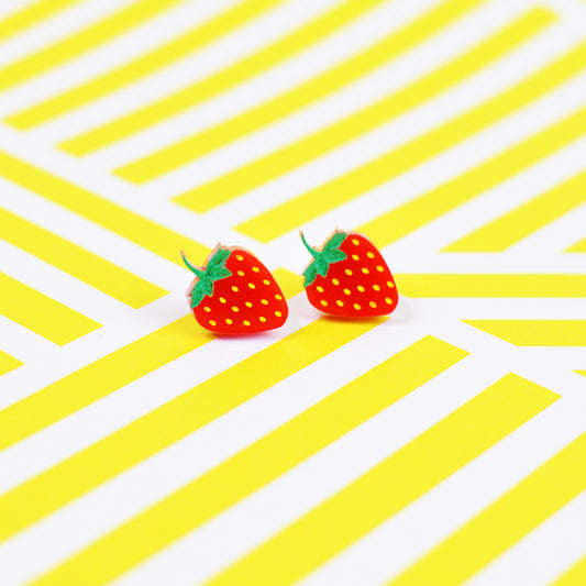 Strawberry Stud Earrings