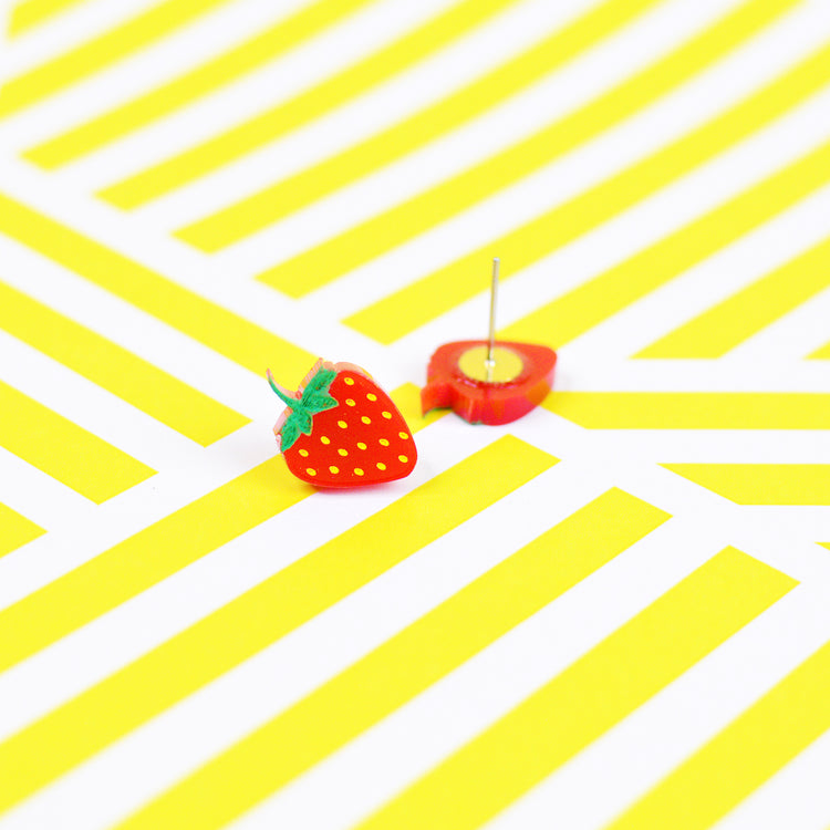 Strawberry Stud Earrings