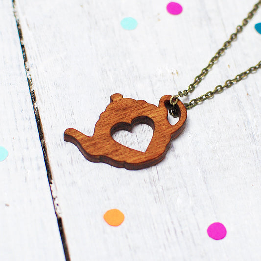 Tea Pot Necklace | Tea Jewellery | Gifts For Tea Lovers - Onetenzeroseven - 1
