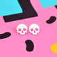 Halloween Skull Stud Earrings